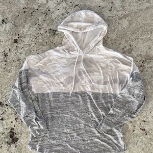 PINK Victoria's Secret Gray and Camo long sleeve tee. Sz S